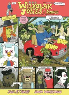 Czary zjary 6 Wilkołak Jones i synowie. Autor: Simon Hanselmann, Pettnger Josh. Multiszop.pl Okładka książki Czary zjary 6 Wilkołak Jones i synowie