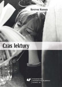 Czas lektury. Autor: Krystyna Koziołek. Multiszop.pl Okładka książki Czas lektury