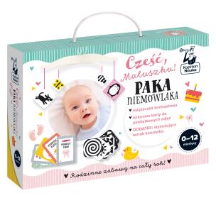 Cześć, Maluszku! Paka niemowlaka. Autor: Izabela Gołaszewska. Multiszop.pl Okładka książki Cześć, Maluszku! Paka niemowlaka