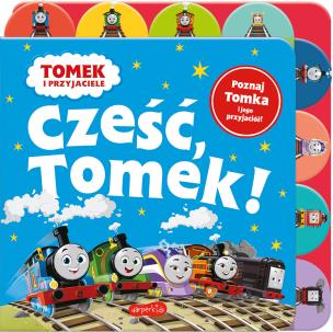 Cześć, Tomek! Książka z registrami. Tomek i przyjaciele. Autor: Opracowanie zbiorowe. Multiszop.pl Okładka książki Cześć, Tomek! Książka z registrami. Tomek i przyjaciele