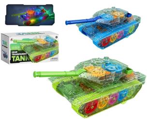 Opakowanie Czołg zębatki ze światłem i dźwiękiem MIX