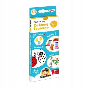 CzuCzu Uczy Zabawy logiczne dla dzieci 2-3 lat. Autor: Opracowanie zbiorowe. Multiszop.pl Okładka książki CzuCzu Uczy Zabawy logiczne dla dzieci 2-3 lat