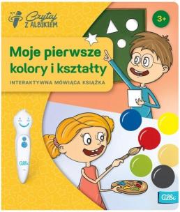 Czytaj z Albikiem. Moje pierwsze kolory i kształty. Autor:   Praca zbiorowa. Multiszop.pl Okładka książki Czytaj z Albikiem. Moje pierwsze kolory i kształty