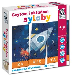 Czytam i układam sylaby układanka sylabowa zestaw rakieta Kapitan Nauka. Autor: Opracowanie zbiorowe. Multiszop.pl Okładka książki Czytam i układam sylaby układanka sylabowa zestaw rakieta Kapitan Nauka