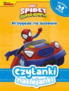 Czytanki naklejanki. Przygoda na budowie. Autor: Lewman David, Katarzyna Łączyńska. Multiszop.pl Okładka książki Czytanki naklejanki. Przygoda na budowie