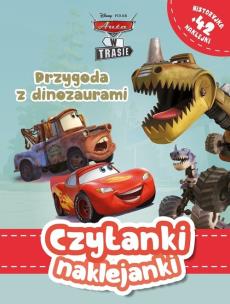 Czytanki naklejanki. Przygoda z dinozaurami. Autor: Katarzyna Łączyńska. Multiszop.pl Okładka książki Czytanki naklejanki. Przygoda z dinozaurami