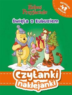 Okładka książki Czytanki naklejanki. Święta z Kubusiem