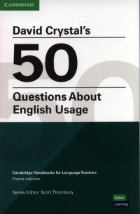 Okładka książki David Crystal's 50 Questions About English Usage Pocket Editions