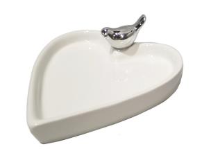 Opakowanie Dekoracja ceramiczna z ptaszkiem