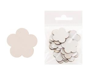 Dekoracja drewniana 12szt Kwiat duży. Wydawca: CRESCO. Multiszop.pl Opakowanie Dekoracja drewniana 12szt Kwiat duży