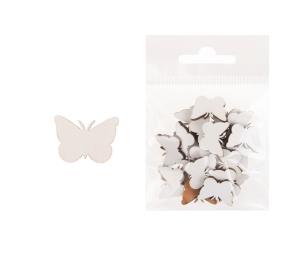 Dekoracja drewniana 24szt Motyl średni. Wydawca: CRESCO. Multiszop.pl Opakowanie Dekoracja drewniana 24szt Motyl średni