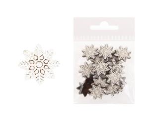 Opakowanie Dekoracja drewniana 24szt Śnieżka 2