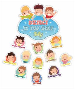 Opakowanie Dekoracja klasowe - Dzieci w tej sali