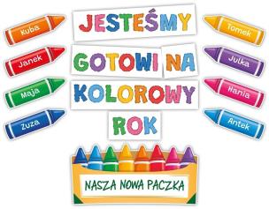 Dekoracja klasowe - Kolorowy rok. Wydawca: LearnHow. Multiszop.pl Opakowanie Dekoracja klasowe - Kolorowy rok