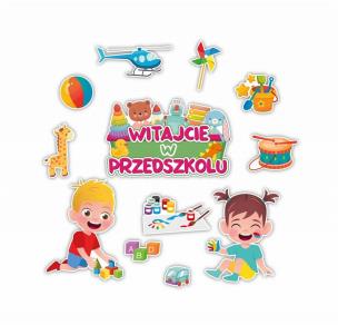 Dekoracja szkolne - Witajcie w przedszkolu. Wydawca: LearnHow. Multiszop.pl Opakowanie Dekoracja szkolne - Witajcie w przedszkolu