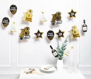 Opakowanie Dekoracja urodzinowa 18