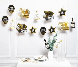 Opakowanie Dekoracja urodzinowa 30