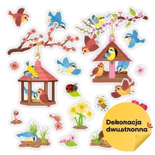 Opakowanie Dekoracja wiosenna - Karmniki na gałęzi 20el