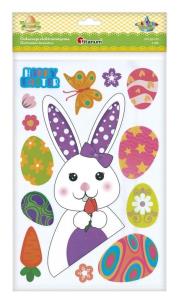 Dekoracje elektrostatyczne Wielkanoc 14szt. Wydawca: Titanum. Multiszop.pl Opakowanie Dekoracje elektrostatyczne Wielkanoc 14szt