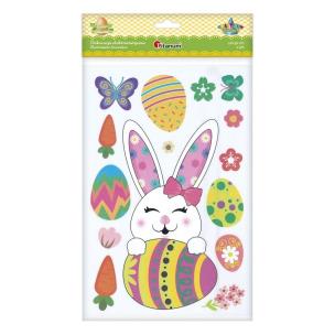 Dekoracje elektrostatyczne Wielkanoc 15szt. Wydawca: Titanum. Multiszop.pl Opakowanie Dekoracje elektrostatyczne Wielkanoc 15szt