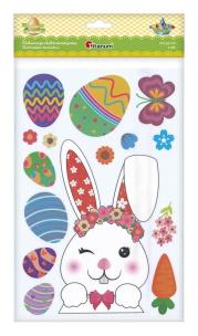 Dekoracje elektrostatyczne Wielkanoc 15szt. Wydawca: Titanum. Multiszop.pl Opakowanie Dekoracje elektrostatyczne Wielkanoc 15szt