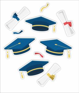 Opakowanie Dekoracje okienne dwustronne - Birety 01 10szt