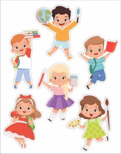 Dekoracje okienne dwustronne - Dzieci 01 6szt. Wydawca: LearnHow. Multiszop.pl Opakowanie Dekoracje okienne dwustronne - Dzieci 01 6szt