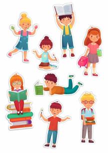 Dekoracje okienne dwustronne - Dzieci 01 8szt. Wydawca: LearnHow. Multiszop.pl Opakowanie Dekoracje okienne dwustronne - Dzieci 01 8szt