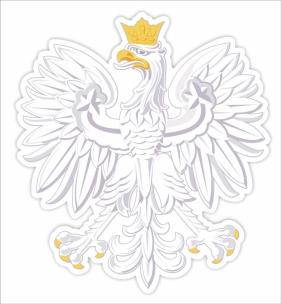 Dekoracje okienne dwustronne - Orzeł biały A3. Wydawca: LearnHow. Multiszop.pl Opakowanie Dekoracje okienne dwustronne - Orzeł biały A3