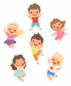 Dekoracje okienne dwustronne - Wesołe dzieci 6szt. Wydawca: LearnHow. Multiszop.pl Opakowanie Dekoracje okienne dwustronne - Wesołe dzieci 6szt