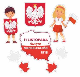 Opakowanie Dekoracje okienne - Święto niepodległości 02 8szt