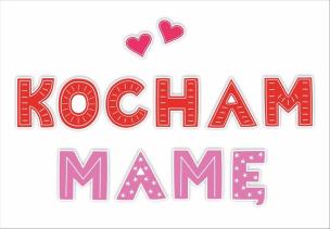 Opakowanie Dekoracje okolicznościowe - Kocham Mamę 01 12szt
