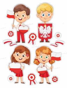 Dekoracje patriotyczne - Duże dzieci 04 12el. Wydawca: LearnHow. Multiszop.pl Opakowanie Dekoracje patriotyczne - Duże dzieci 04 12el
