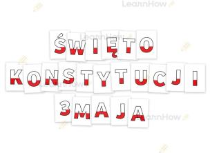 Opakowanie Dekoracje patriotyczne - Święto konstytucji