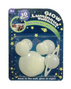 Opakowanie Dekoracje ścienne świecące w ciemności MIX