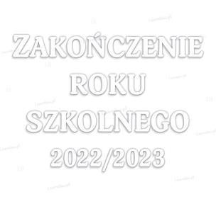 Opakowanie Dekoracje szkolne - Zakończenie roku 2022/2023