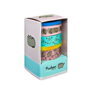 Dekoracyjne taśmy klejących Washi Pusheen 5szt. Wydawca: Cass Film. Multiszop.pl Opakowanie Dekoracyjne taśmy klejących Washi Pusheen 5szt
