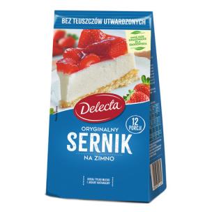 Opakowanie Delecta Sernik błyskawiczny oryginalny 154 g