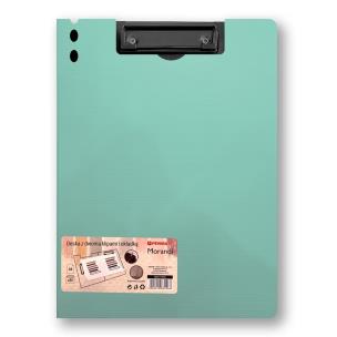 Deska z klipem i okładką A4 Morandi niebieskoziel. Wydawca: Penmate. Multiszop.pl Opakowanie Deska z klipem i okładką A4 Morandi niebieskoziel