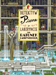 Detektyw Pierre w labiryncie w.2. Autor: Chihiro Maruyama, Hiro Kamigaki, Joanna Wajs, IC4. Multiszop.pl Okładka książki Detektyw Pierre w labiryncie w.2