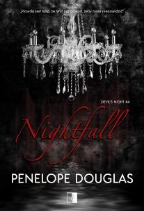 Devil's Night Tom 4. Nightfall. Autor: Penelope Douglas. Multiszop.pl Okładka książki Devil's Night Tom 4. Nightfall