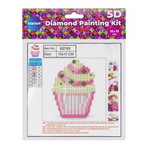 Diamentowa mozaika 5D - Babeczka 15x15 89765. Wydawca: Panta Plast. Multiszop.pl Opakowanie Diamentowa mozaika 5D - Babeczka 15x15 89765