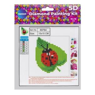 Diamentowa mozaika 5D - Biedronka 15x15 89764. Wydawca: Panta Plast. Multiszop.pl Opakowanie Diamentowa mozaika 5D - Biedronka 15x15 89764