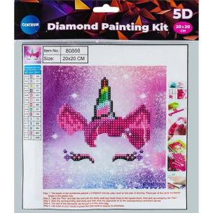 Diamentowa mozaika 5D - Unicorn horn 20x20 80866. Wydawca: Centrum. Multiszop.pl Opakowanie Diamentowa mozaika 5D - Unicorn horn 20x20 80866