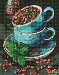 Opakowanie Diamentowa mozaika - Aromatyczne ziarna kawy 40x50