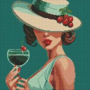 Opakowanie Diamentowa mozaika bez ramy - Blue curacao 40x50cm