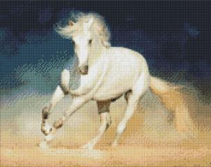 Opakowanie Diamentowa mozaika - Biała łaska 40x50cm