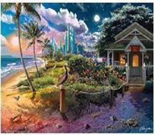 Diamentowa mozaika dom na plaży NO-1008297. Wydawca: Norimpex. Multiszop.pl Opakowanie Diamentowa mozaika dom na plaży NO-1008297