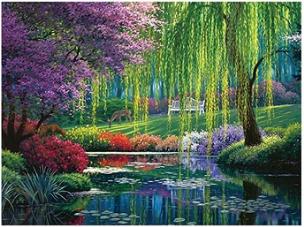 Opakowanie Diamentowa mozaika Kolorowy park NO-1007756