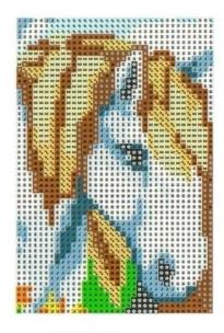 Opakowanie Diamentowa mozaika - Koń 10x15cm
